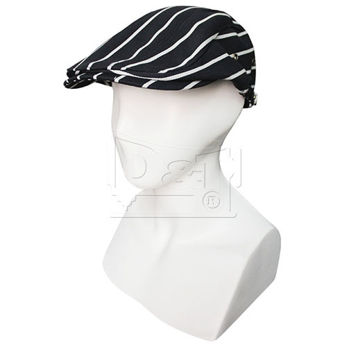BCP552英式鴨舌帽(小偷帽-黑白條紋)  |商品總覽|帽子/頭巾/領巾|小偷帽. 貝雷帽